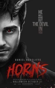 Foto portada película Horns con Daniel Radcliffe como protagonista