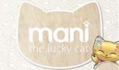 Mani the lucky cat