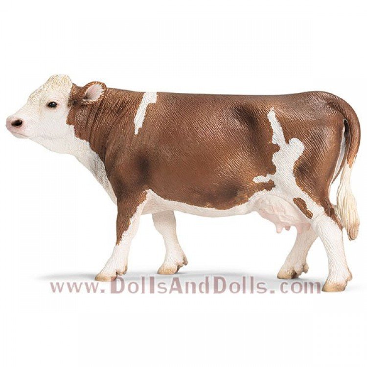 Schleich - Animales de granja - Vaca de raza Fleckvieh