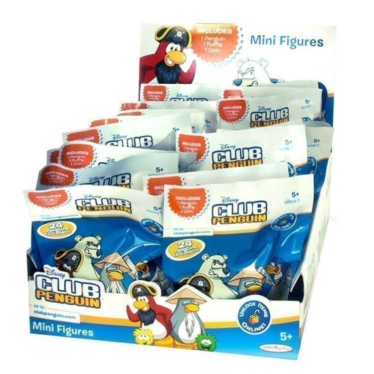Club Penguin - Serie 1 - Sobre Mini Figuras