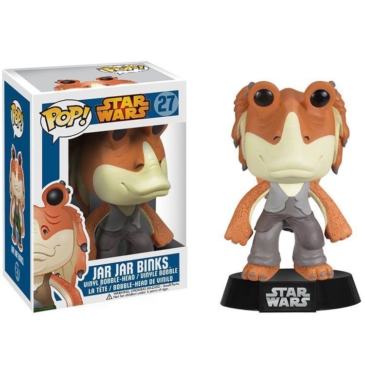 Funko Pop 3268 - Star Wars - Jar Jar Binks - Cabeza oscilante