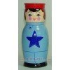 Matryoshka Russian boy doll - Blue with star