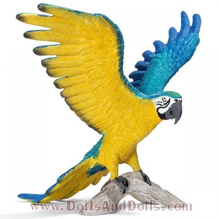 Schleich - America - Blue-and-yellow Macaw