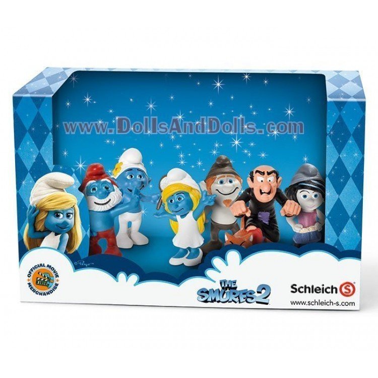 Schleich - The Smurfs - Smurf set, movie 2013