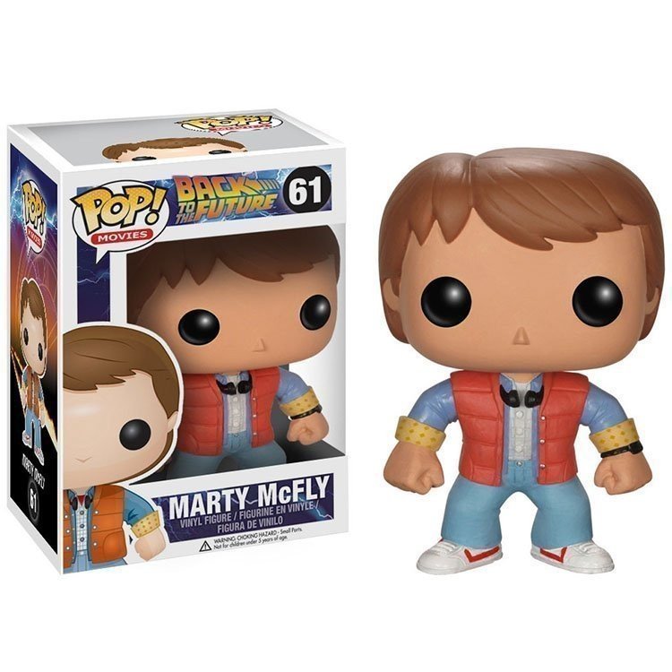 Funko Pop Movies Back to the Future Marty McFly Vinyl Figure Item #3400 