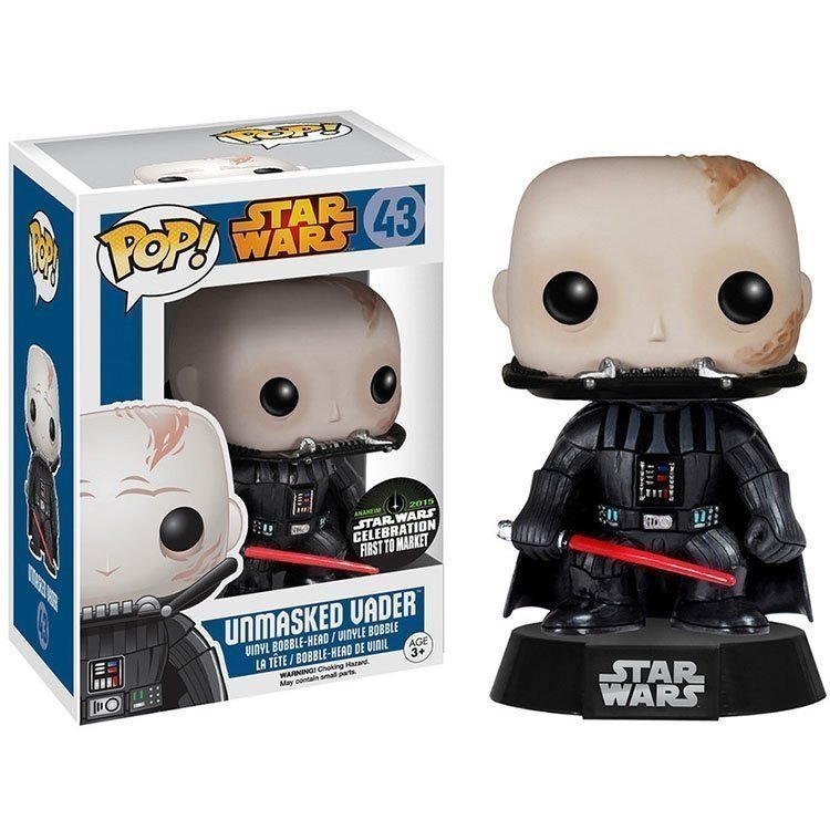 Funko Pop 5529 - Unmasked Star Wars - Darth Vader - Bobble-Head
