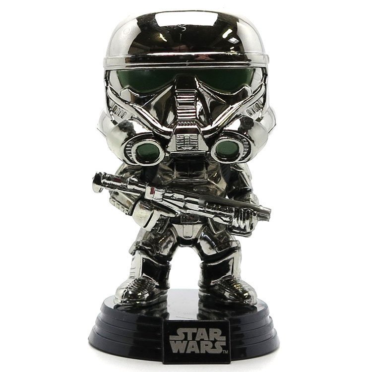 Funko Pop 10465 - Star Wars Rogue One - Chromed Imperial Death Trooper - Bobble-Head