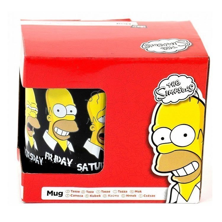 The Simpsons Mug - Homer Simpson: A normal week