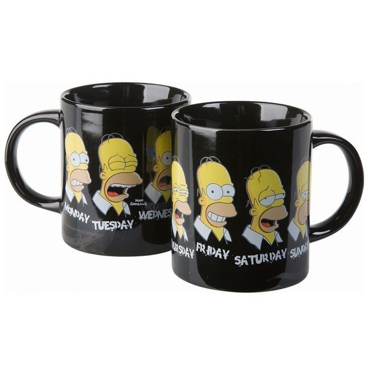 The Simpsons Mug - Homer Simpson: A normal week